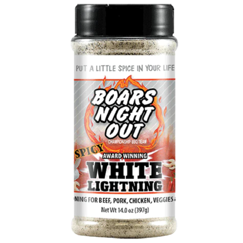 Boars Night Out Spicy White Lightning Rub 14 oz.