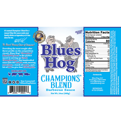 Blues Hog Champions Blend Sauce 1/2 Gallon