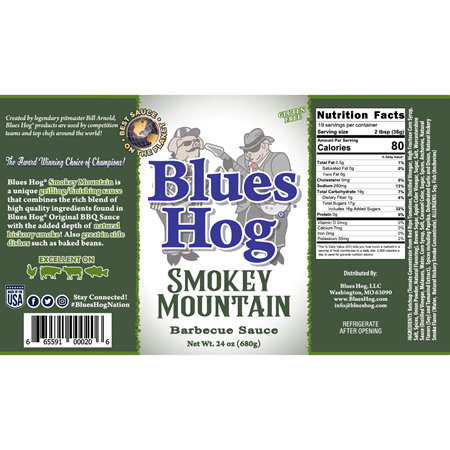 Blues Hog Smokey Mountain BBQ Sauce 1/2 Gallon