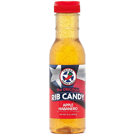 Texas Pepper Jelly Apple Habanero Rib Candy 17 oz.