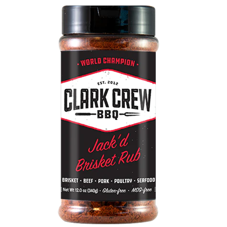 Clark Crew Jack'd Brisket Rub-12 oz.