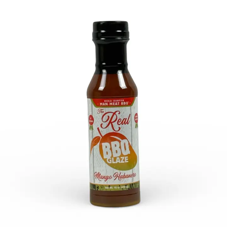 Man Meat BBQ Mango Habanero Glaze 16 oz.