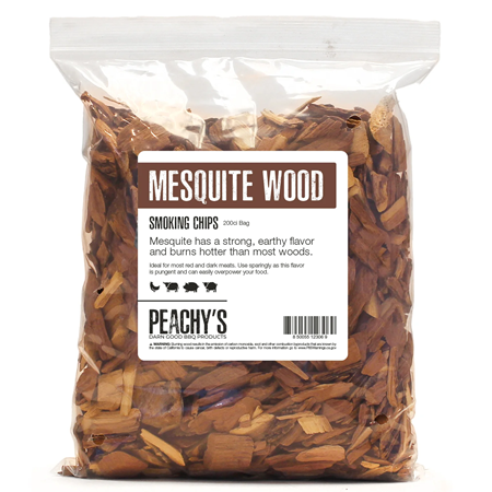 Peachy's Mesquite Wood Chips, 200 ci Bag – Topeka BBQ Shop