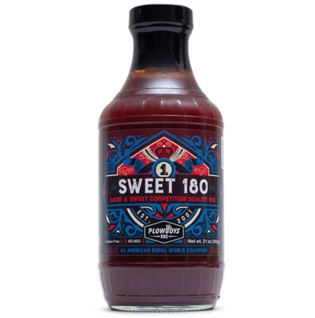 Plowboys Sweet 180 BBQ Sauce 16 oz.