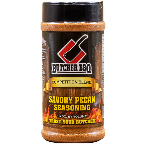 Butcher BBQ Savory Pecan Rub-16 Oz. – Topeka BBQ Shop