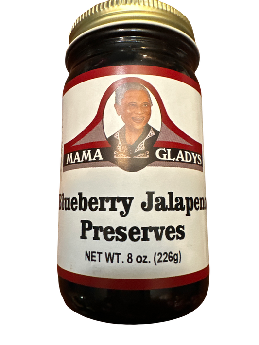Mama Gladys Blueberry Jalapeno Preserves 8 oz.