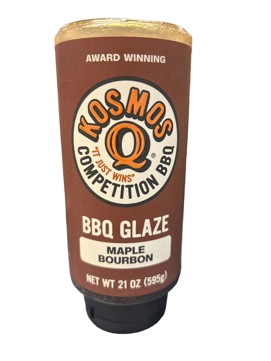Kosmos Q Maple Bourbon BBQ Glaze 21 oz.