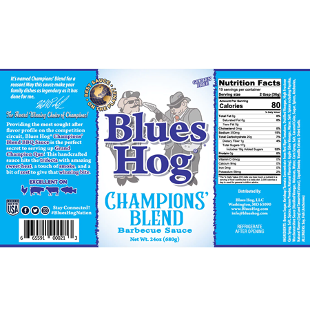 Blues Hog Champions' Blend BBQ Sauce 1 Gallon