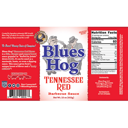 Blues Hog Tennessee Red Sauce 1/2 Gallon