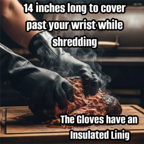 Neoprene Heat Resistant Gloves - 1 Pair