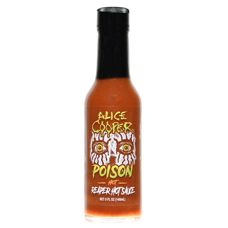 Alice Cooper Poison Reaper Hot Sauce 5 oz.