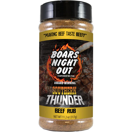 Boar's Night Out Southern Thunder Beef Rub 11.2 oz.