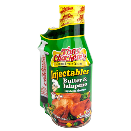 Tony Chachere's Creole Butter & Jalapeno Marinade 17 oz.