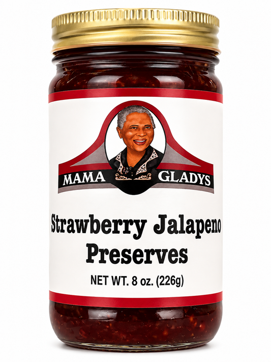 Mama Gladys Strawberry Jalapeno Preserves 8 oz.