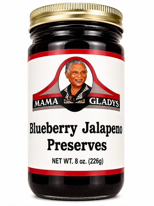 Mama Gladys Blueberry Jalapeno Preserves 8 oz.