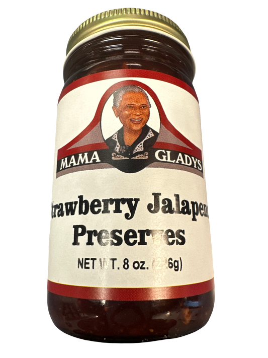 Mama Gladys Strawberry Jalapeno Preserves 8 oz.