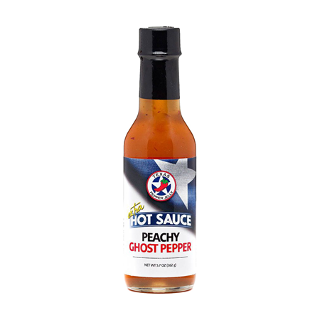 Peachy Ghost Pepper Hot Sauce  5.7 oz.