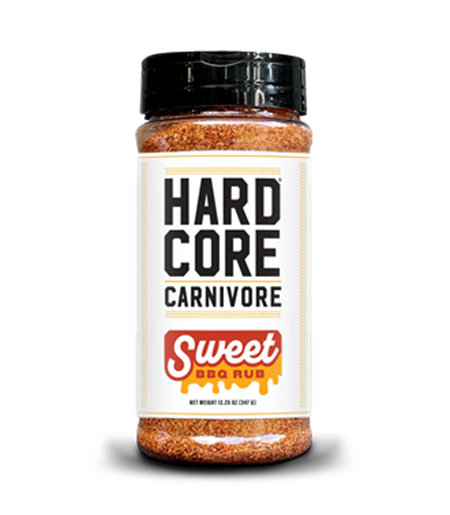 Hardcore Carnivore Sweet BBQ Rub 12.25 oz.