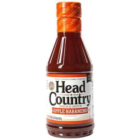 Head Country Apple Habanero Sauce 20 oz.