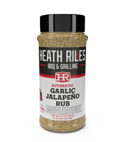 Heath Riles Garlic Jalapeno Rub 16 oz.