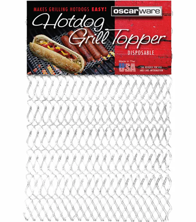 Disposable Hot Dog Grill Topper 2pk.