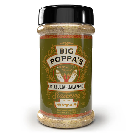 Big Poppa's Jallelujah Jalapeno Seasoning 14.2 oz.