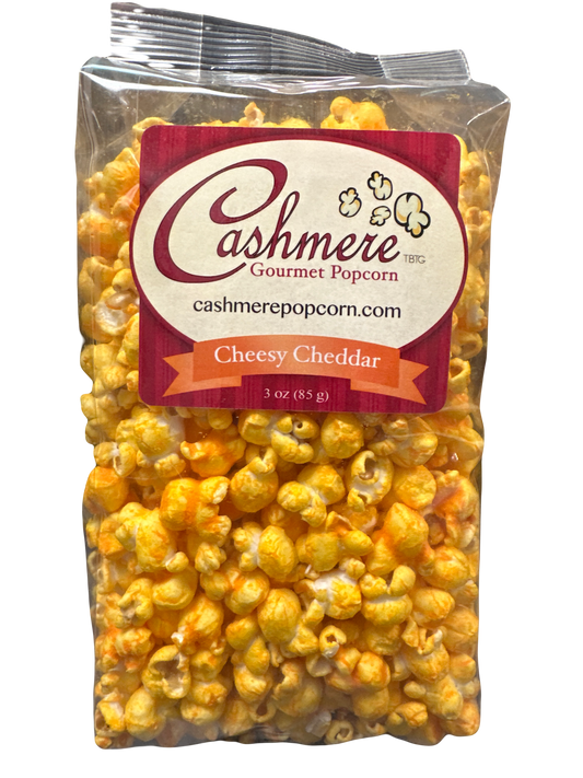 Cashmere Cheesy Cheddar Popcorn 3 oz.