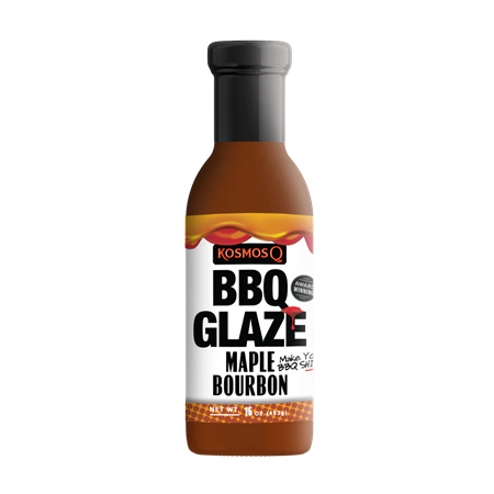 Kosmos Q Maple Bourbon BBQ Glaze 16 oz.