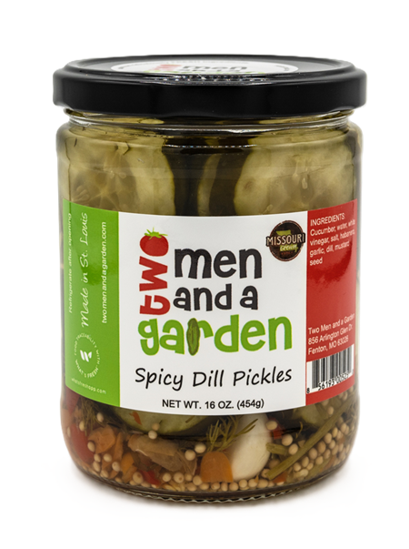 Two Men and a Garden Spicy Dill Pickles 16 oz.