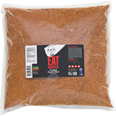 EAT Barbecue The Most Powerful Stuff Rub 5 lbs. Bag