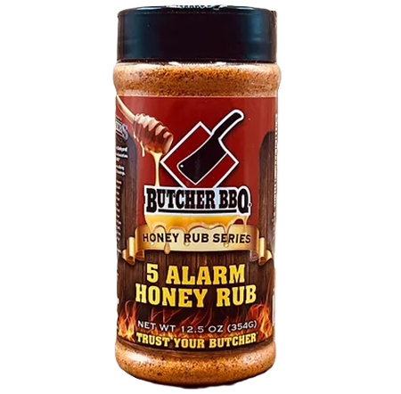 Butcher BBQ 5 Alarm Honey Rub 12.5 oz.