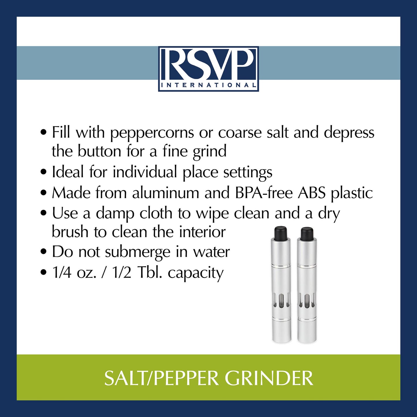 Salt & Pepper Grinder 1 per