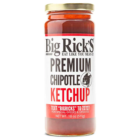 Big Rick's Chipotle Ketchup 18 oz.
