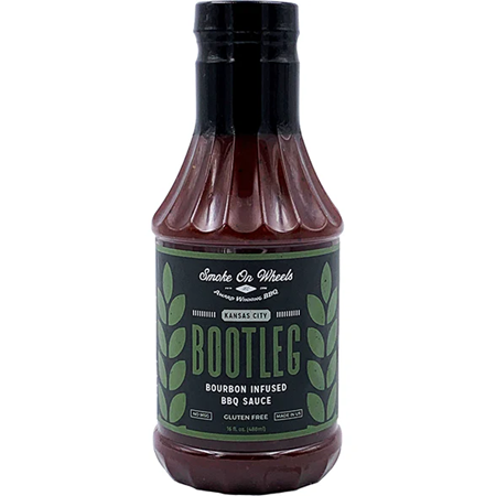 Smoke on Wheels Bootleg Bourbon Infused Bbq Sauce 16 oz.