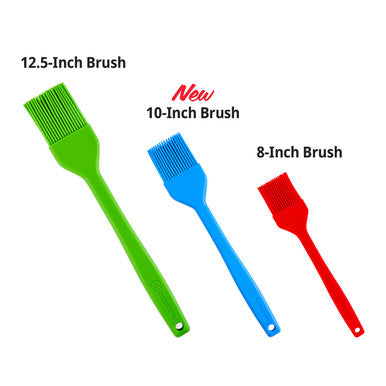 ThermoWorks Hi-Temp Silicone Brush 10 in. - Red