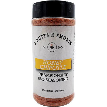 R Butts R Smokin' Honey Chipotle BBQ Seasoning 14oz.