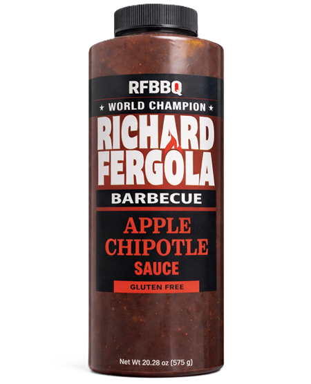 Richard Fergola BBQ Apple Chipotle BBQ Sauce 20.28 oz.