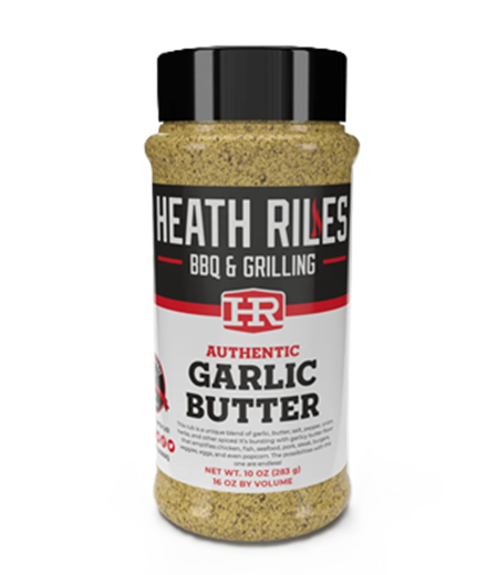 Heath Riles Garlic Butter Rub 16 oz.