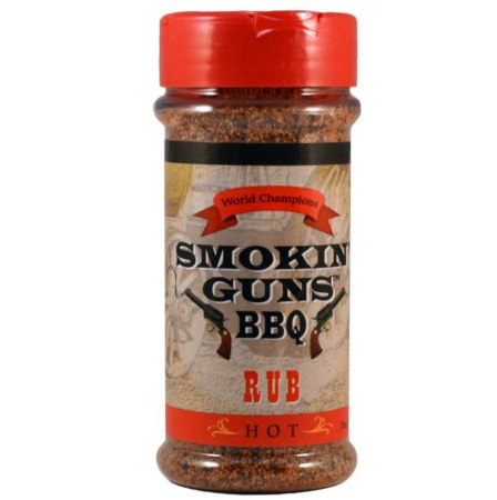 Smokin' Guns BBQ Hot Rub 7 oz.