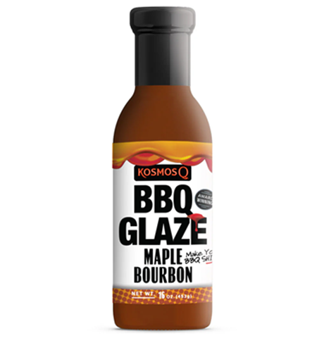 Kosmos Q Maple Bourbon BBQ Glaze 16 oz.