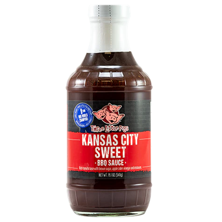 Three Little Pigs Kansas City Sweet Sauce 19.1 oz.