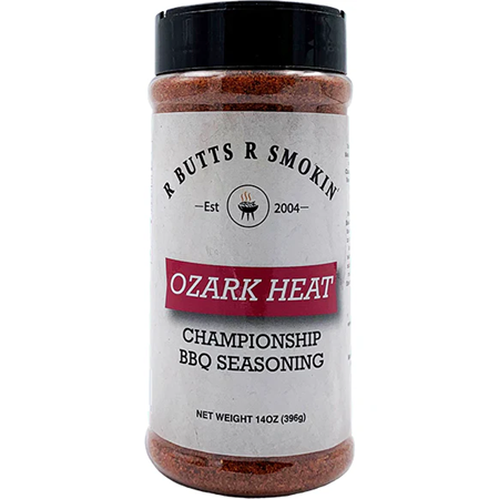 R Butts R Smokin' Ozark Heat BBQ Seasoning 14oz