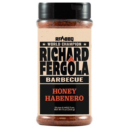 Richard Fergola BBQ Honey Habenero Rub 11 oz.