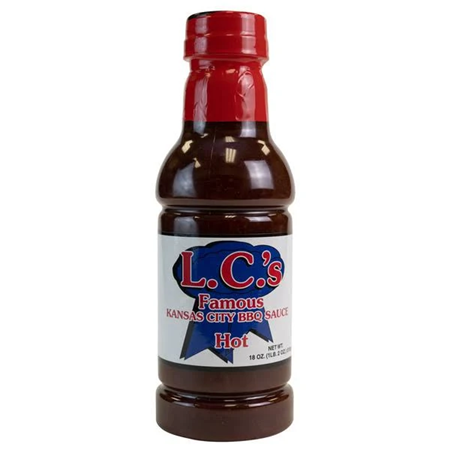 L.C.'s Famous Kansas City Hot BBQ Sauce 16 oz.